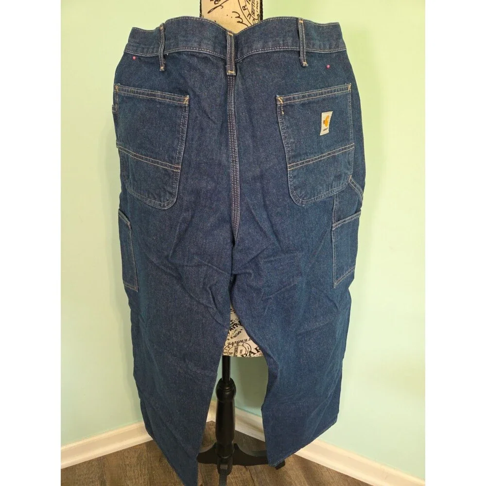 Carhartt FR Flame Resistant FRB13 DNM Original Fit Jeans Medium Wash Denim 36x30